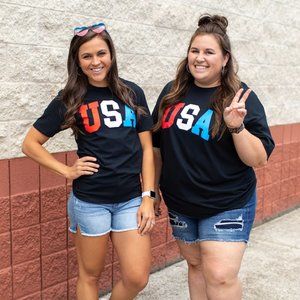 USA Collegiate Graphic Tee (Unisex)